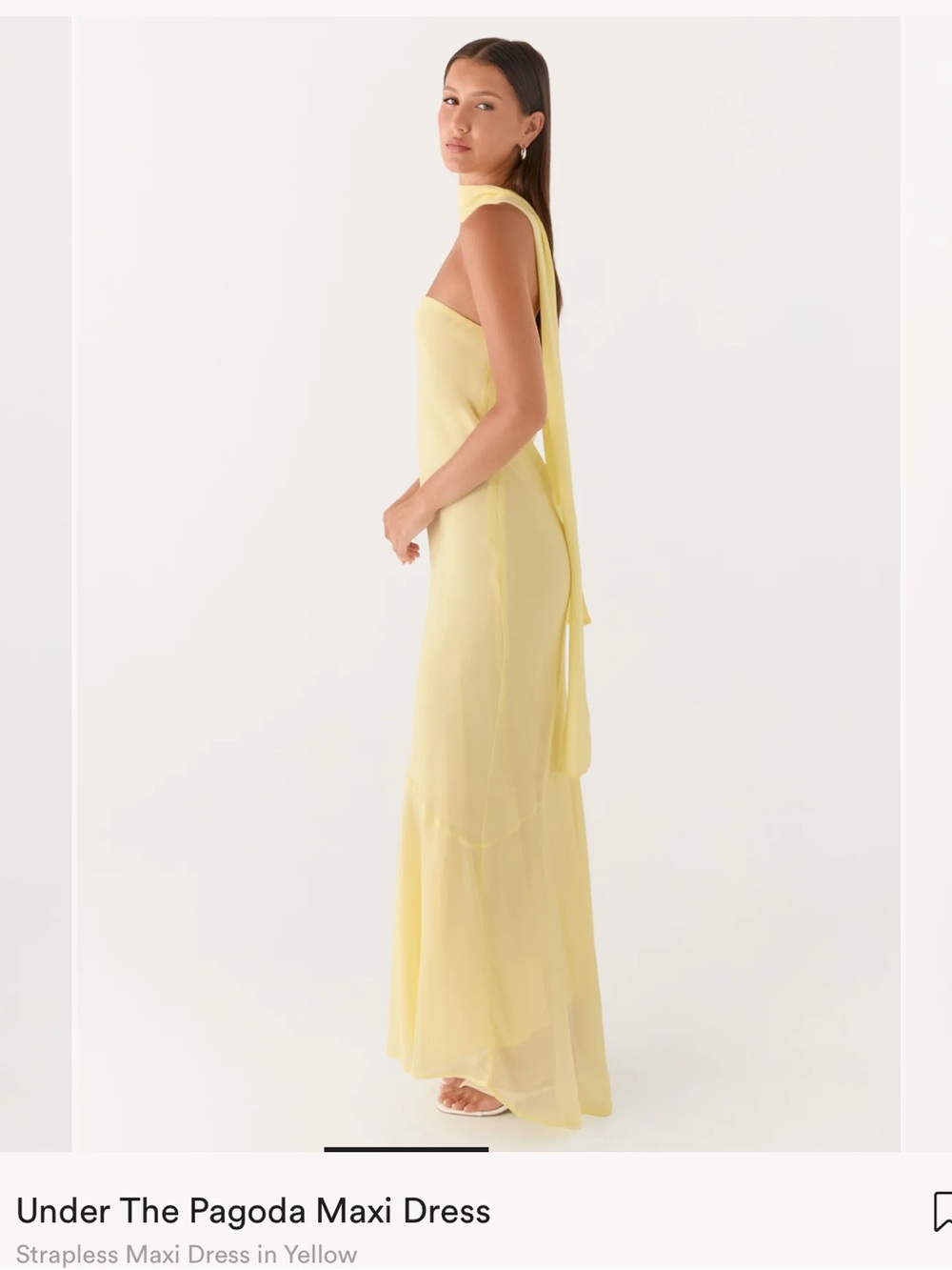 Peppermayo Yellow Maxi Dress - Picture 2 of 5